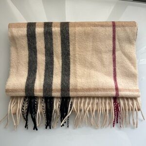 BURBERRY CASHMERE SCARF